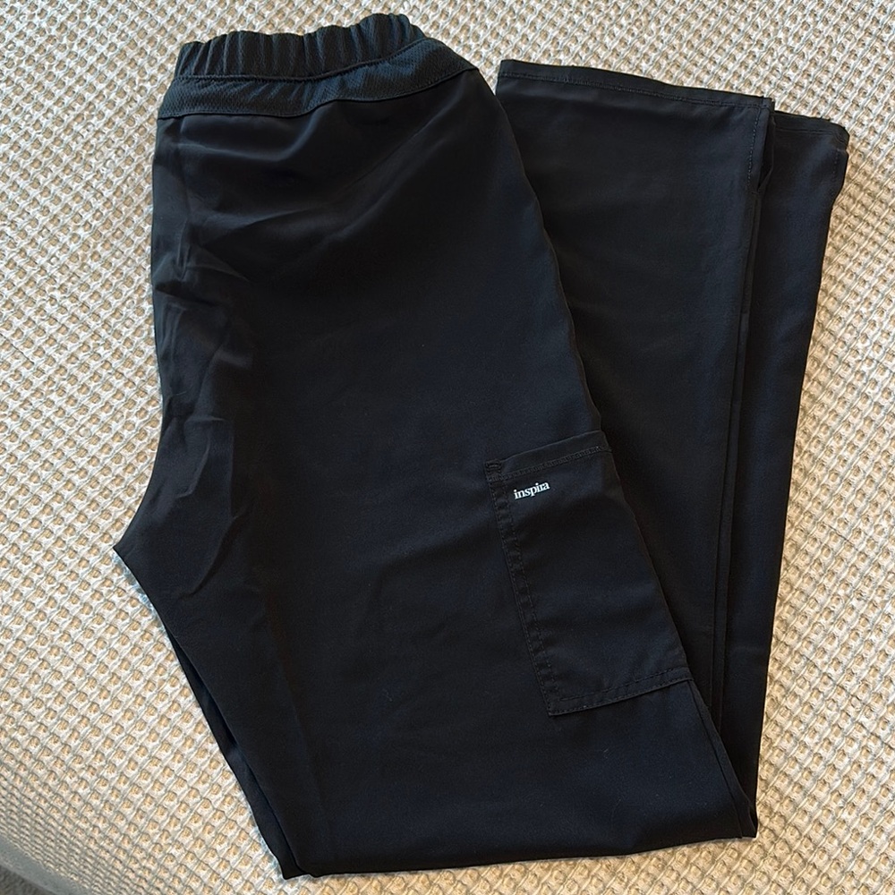 Inspira Black Scrub Bottoms